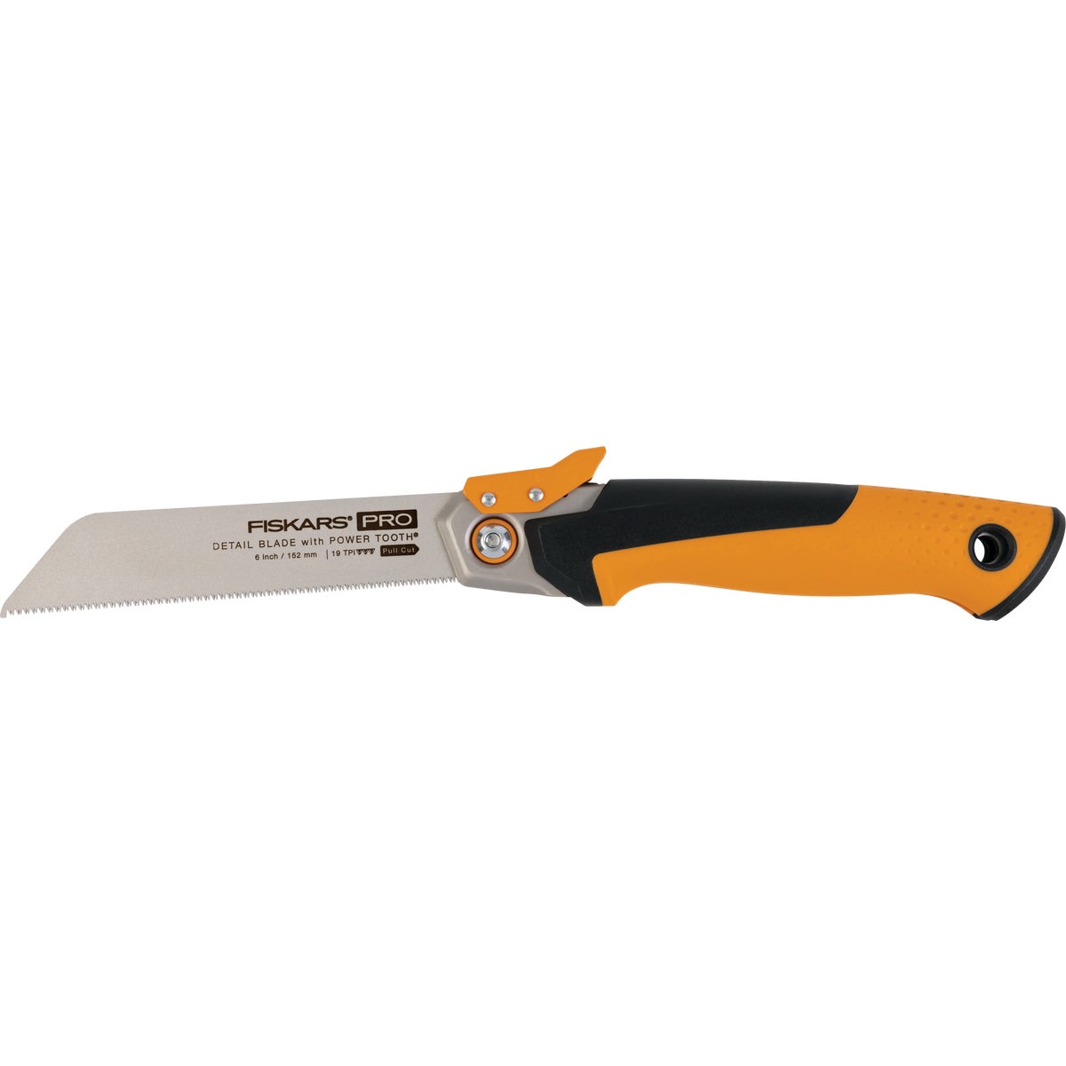 Fiskars Pro POWER TOOTH 6 In. Blade 19 TPI Folding Detail Saw