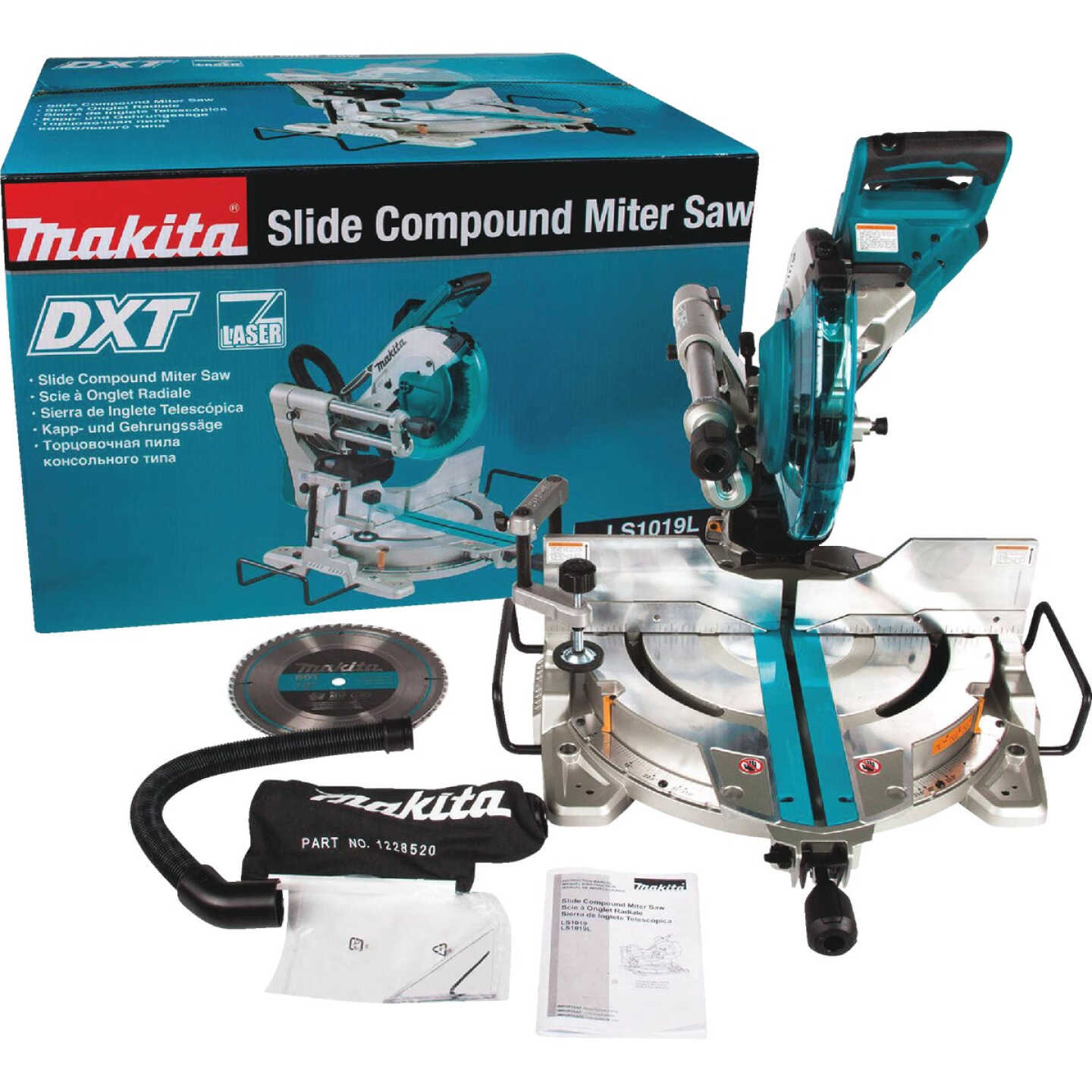Makita 10 In. 15-Amp Dual-Bevel Sliding Compound Miter Saw with Laser Image 1