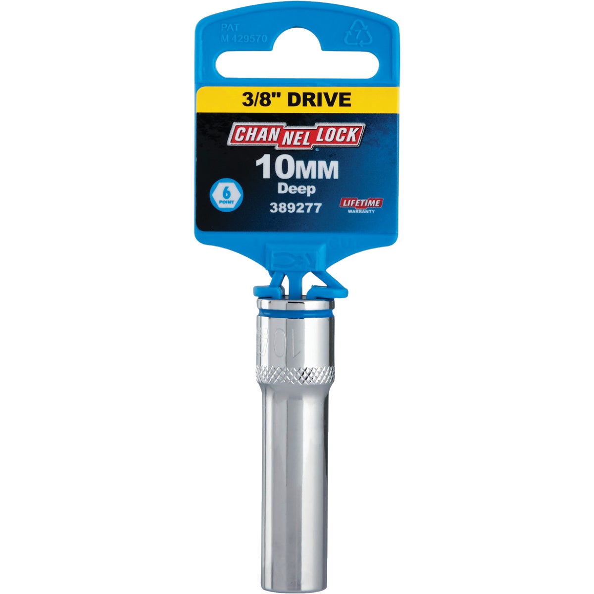 Channellock 3/8 In. Drive 10 mm 6-Point Deep Metric Socket Image 2