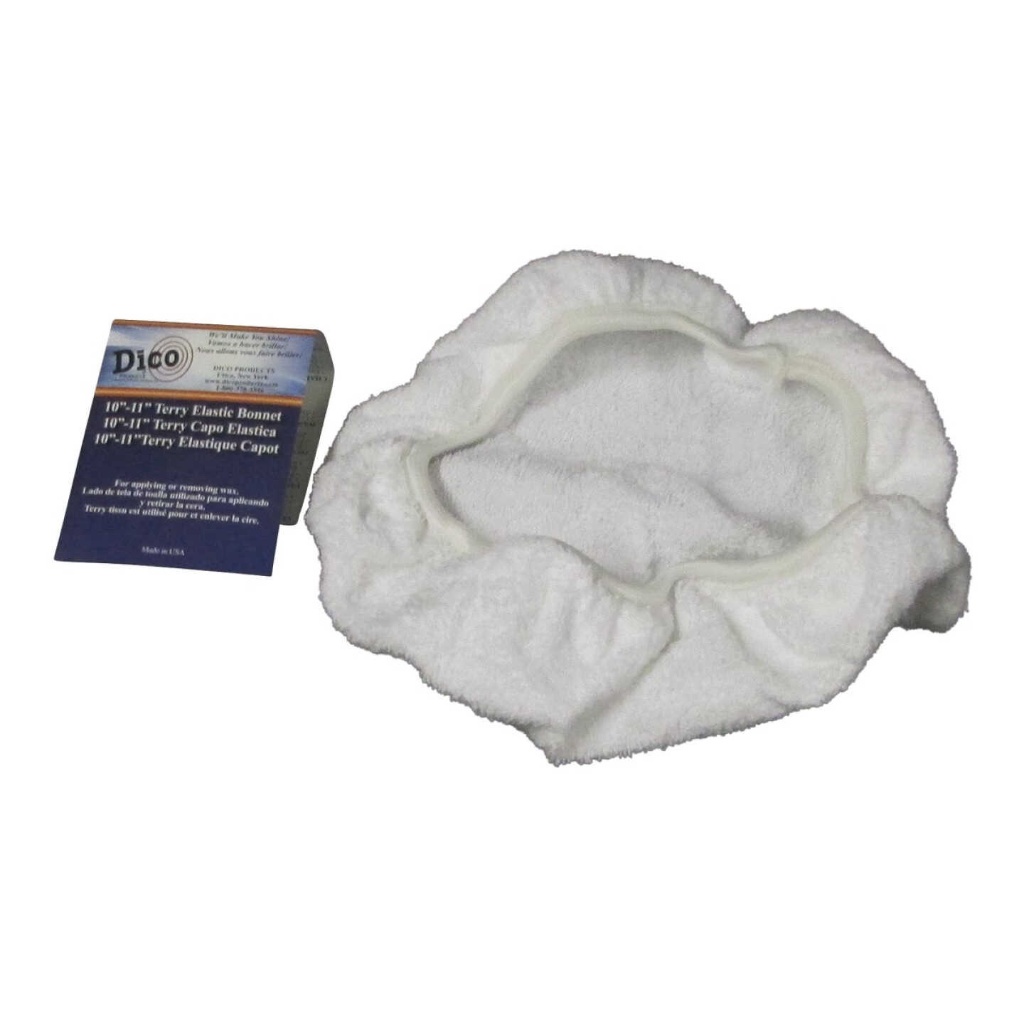 Dico 10 In. to 11 In. Terrycloth Bonnet with Elastic Edge Image 1