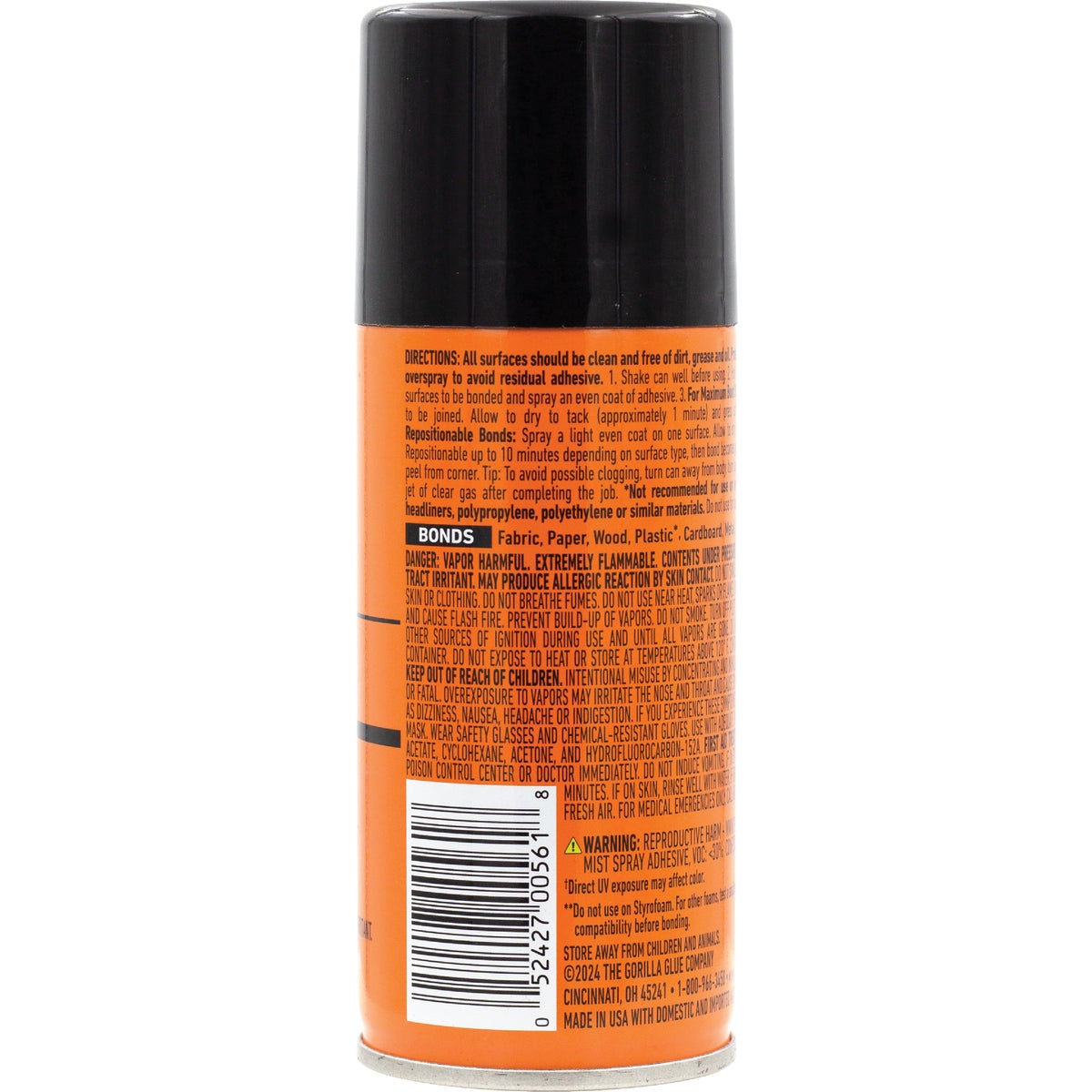 Gorilla 4 Oz. Heavy-Duty Multi-Purpose Spray Adhesive Image 5