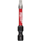 Milwaukee SHOCKWAVE #3 Square Recess 2 In. Insert Impact Screwdriver Bit (Bulk) Image 1