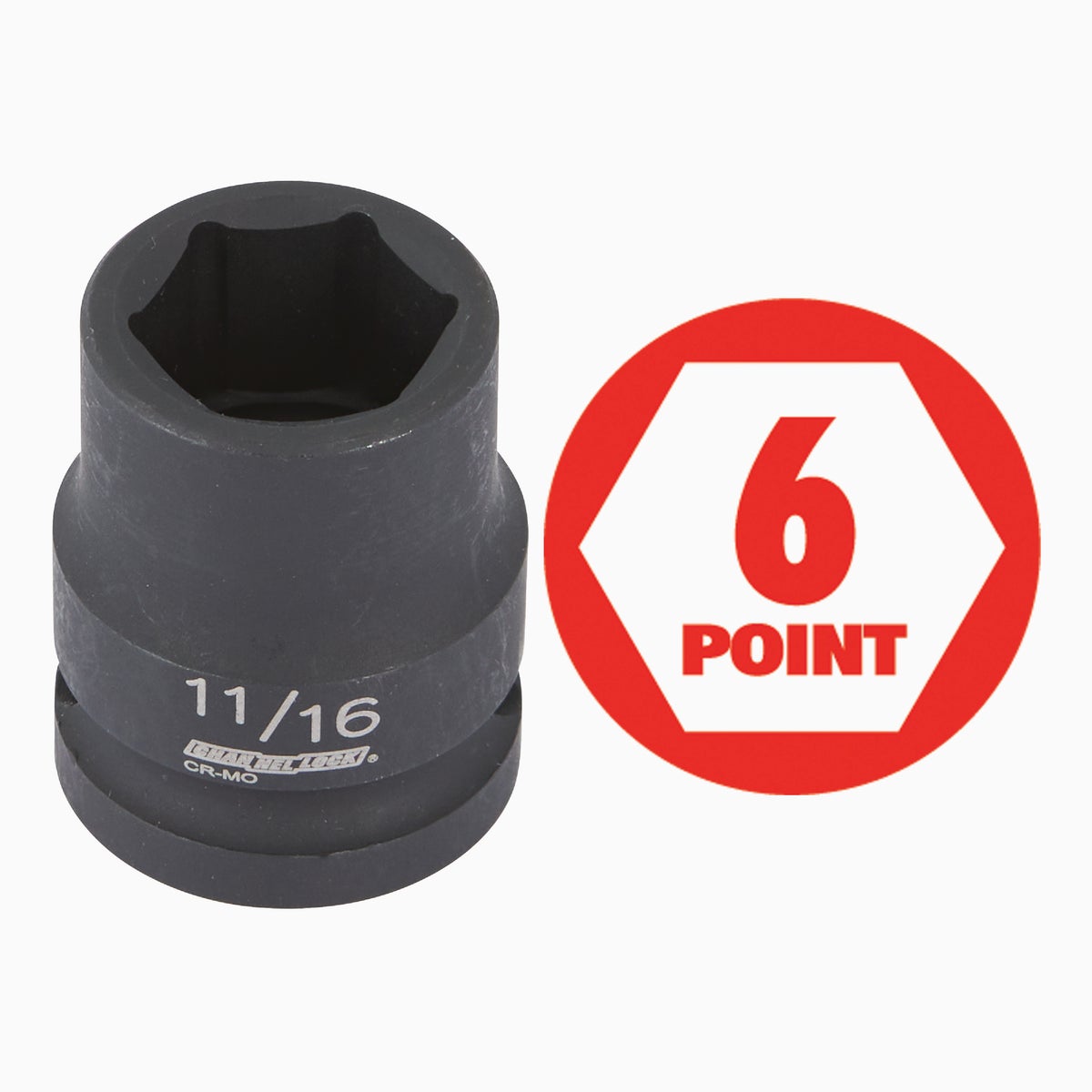 Channellock Standard 3/8 In. Drive 6-Point Shallow Impact Driver Set (8-Piece) Image 2