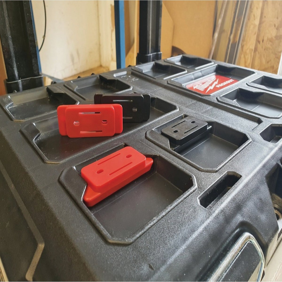 StealthMounts Adapter Feet Compatible with Milwaukee PACKOUT (8-Pack) Image 2