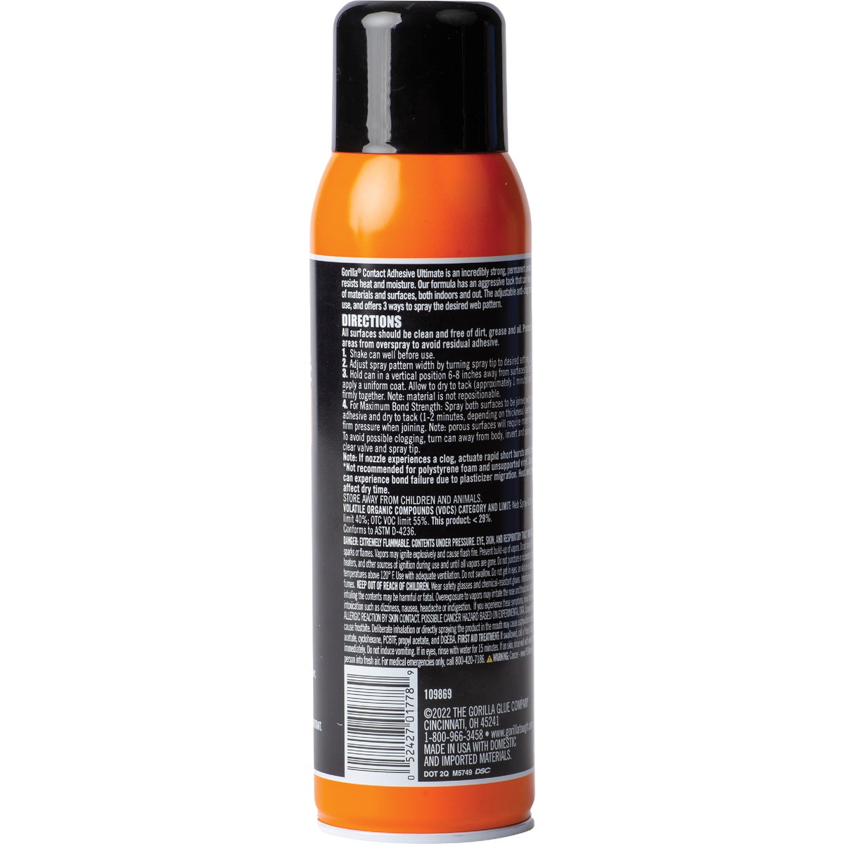 Gorilla 12.2 Oz Ultimate Spray Contact Adhesive Image 5