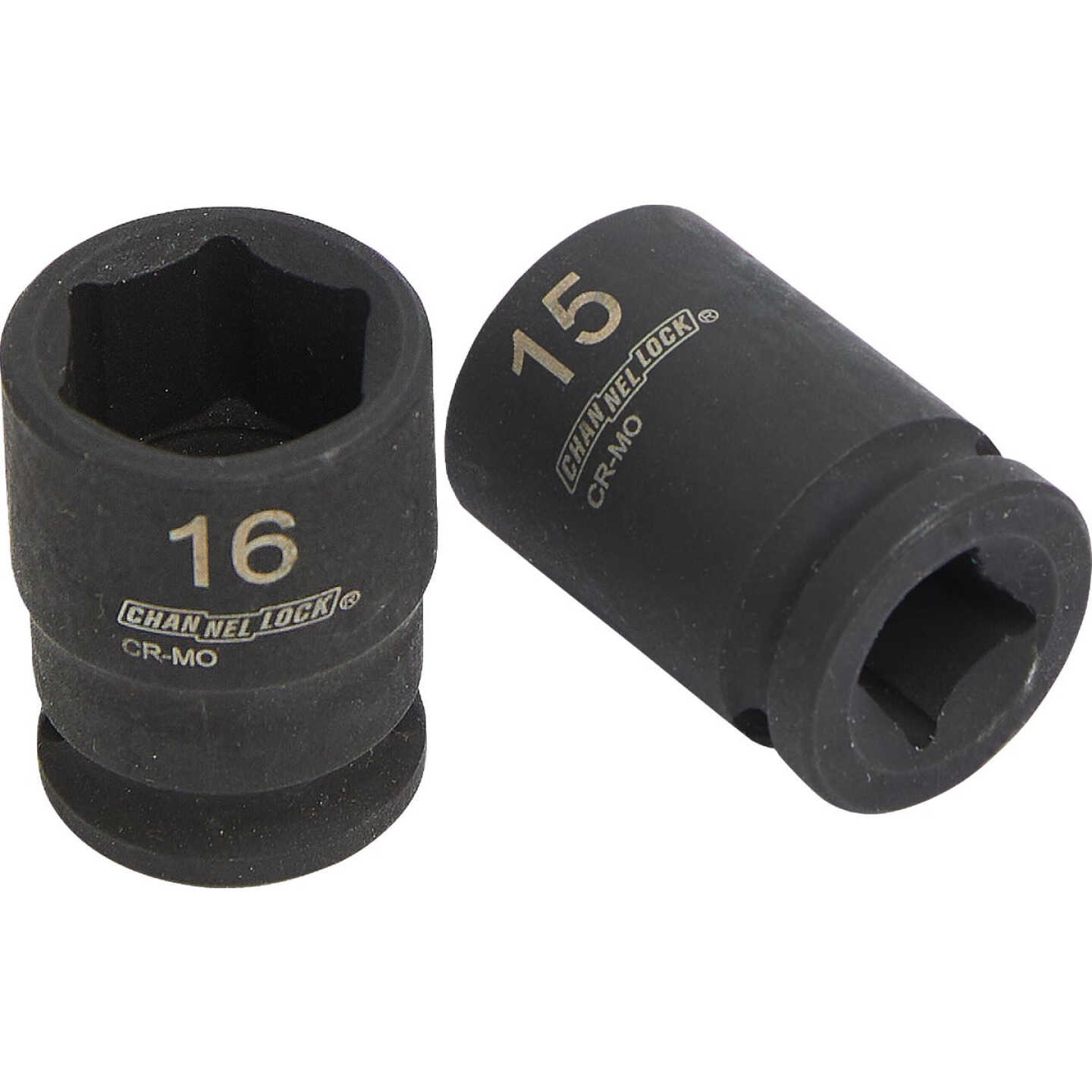 Channellock Metric 3/8 In. Drive 6-Point Shallow Impact Driver Set (8-Piece) Image 6