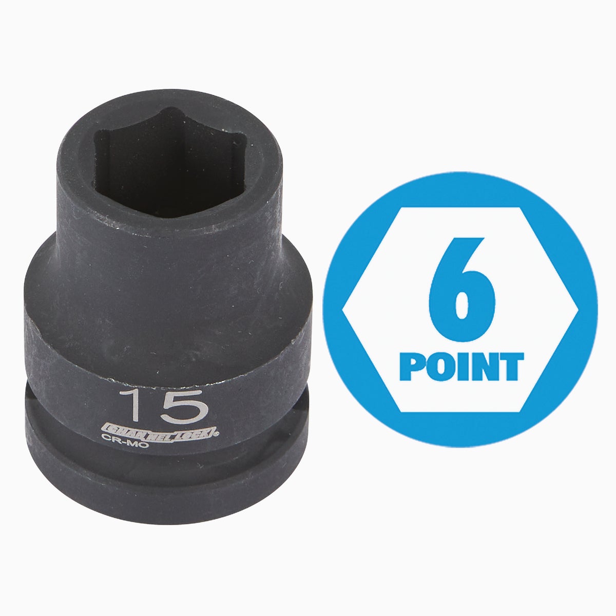 Channellock Metric 3/8 In. Drive 6-Point Shallow Impact Driver Set (8-Piece) Image 2