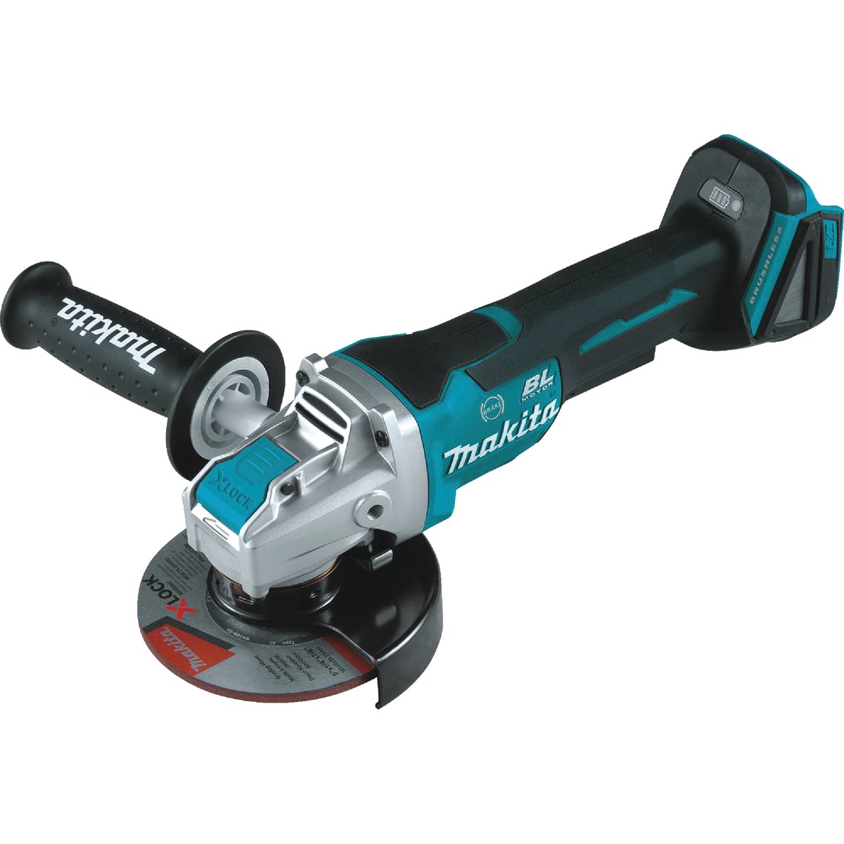 Makita 18V LXT Lithium-Ion 4-1/2 In. - 5 In. Brushless X-LOCK Cordless Angle Grinder with Paddle Switch (Tool Only)