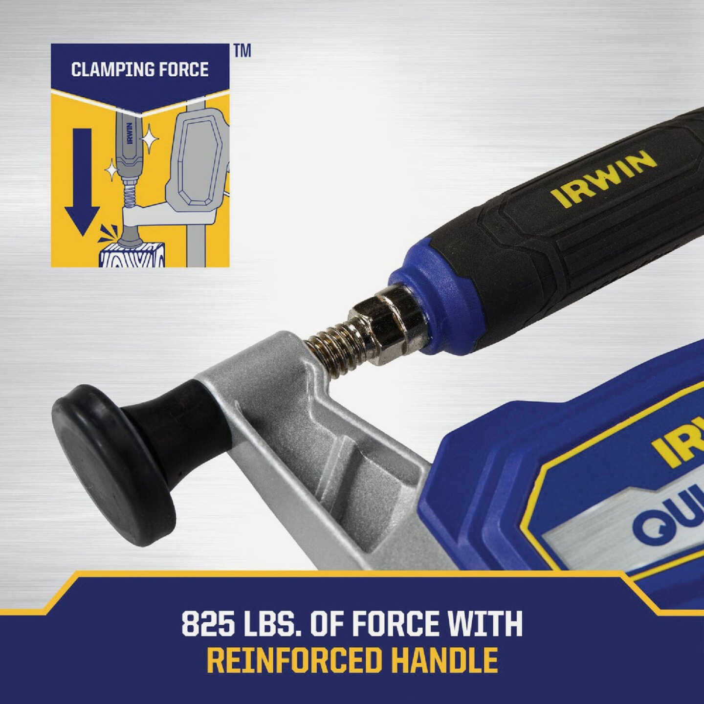 Irwin QUICK-GRIP 24 In. Medium Duty Hybrid Bar Clamp Image 7