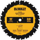 DEWALT 10 In. 24-Tooth General Purpose Circular Saw Blade Image 1