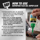 DAP RapidFuse Flex Gel Super Glue Image 6