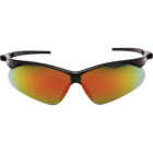 Pyramex PMXTREME Black Frame Safety Glasses with Ice Orange Mirror Lenses Image 1