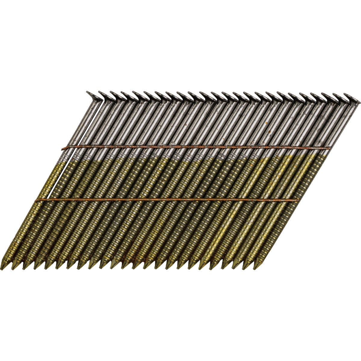 Pro-Fit 2-3/8 In. x 0.133 In. 28 Degree Wire Strip Ring Shank Round Head Galvanized Hot Dipped Galvanized Framing Stick Nails