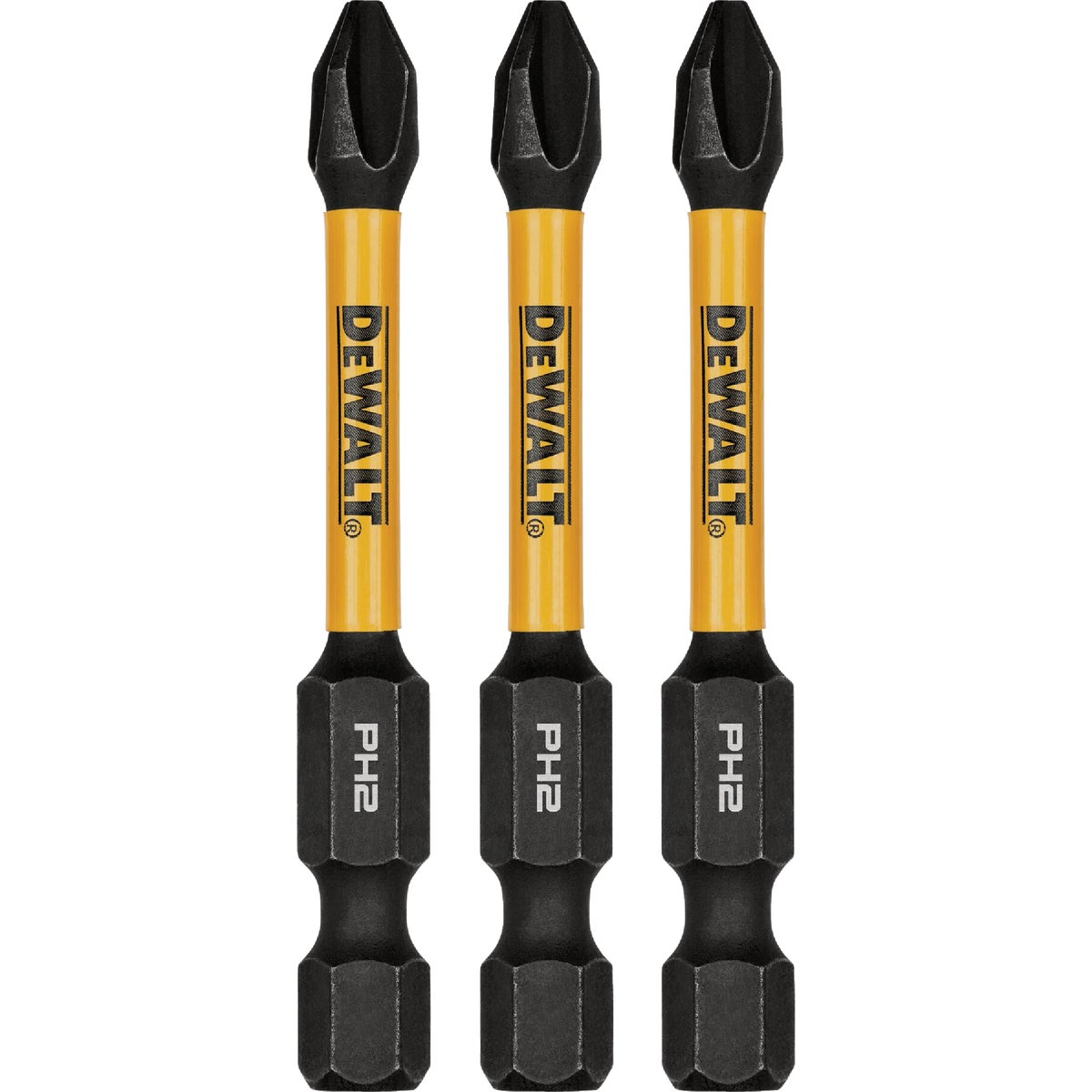 DeWalt Elite Series 2-1/4 In. #2 Phillips Steel Screwdriver Bit (3-Piece)