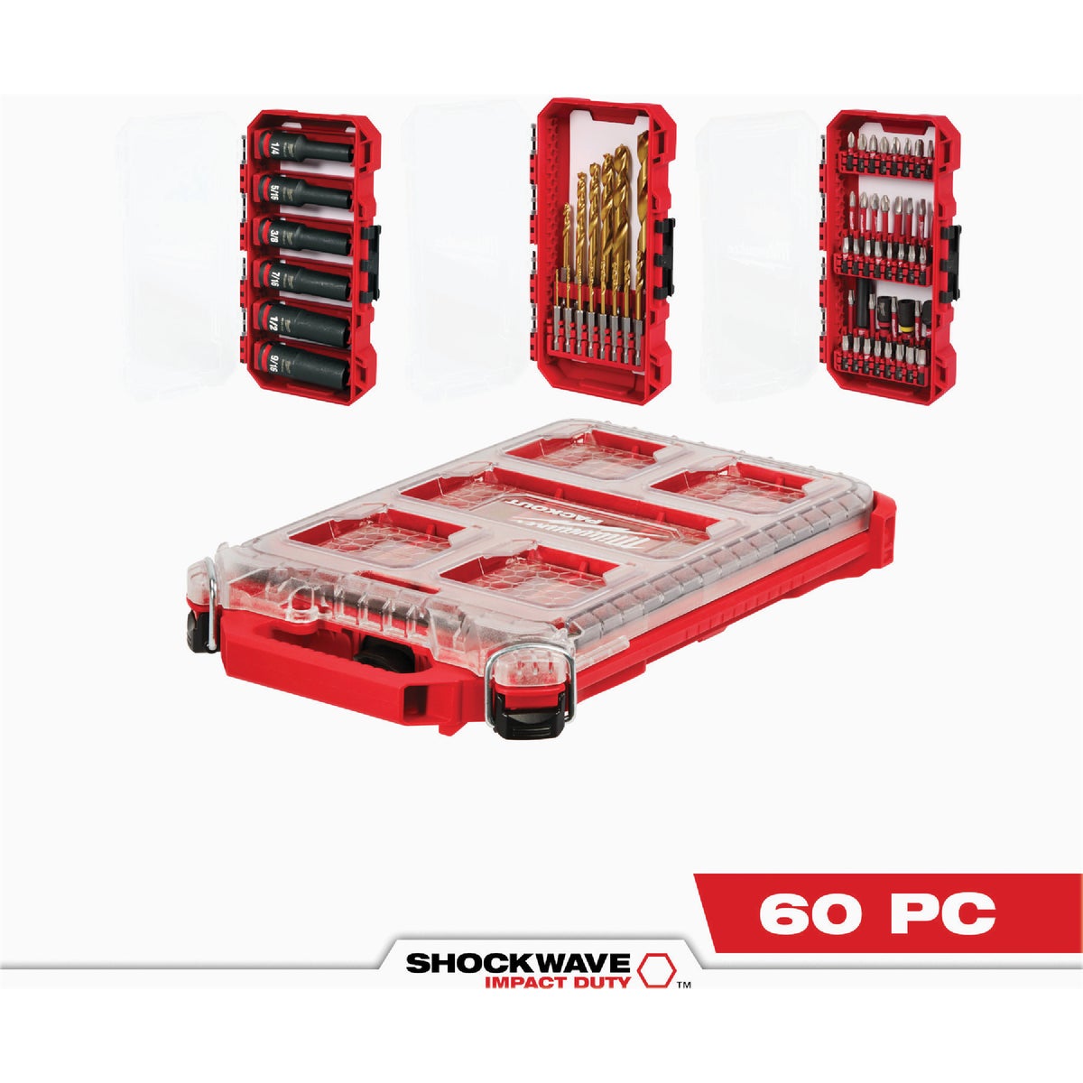 Milwaukee SHOCKWAVE Impact Duty Drill & Drive Set (60-Piece)
