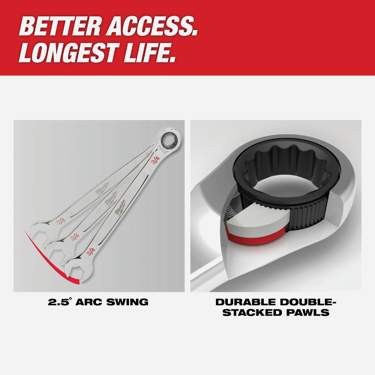 Milwaukee Standard 12-Point Combination Wrench Set (15-Piece) Image 7