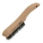Forney 10-1/4 In. Shoe Handle Wire Brush with Carbon Steel Bristles Image 1