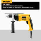 DEWALT 1/2 In. Keyed 8.5-Amp VSR Single-Speed Electric Hammer Drill Image 2