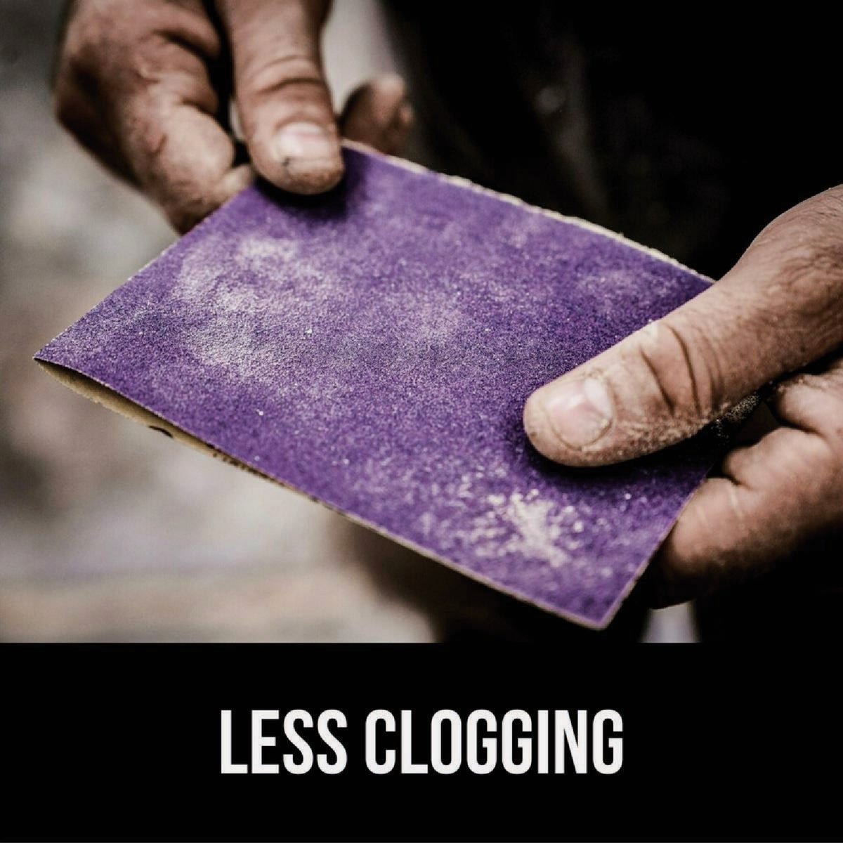 3M Pro Grade Precision 3-2/3 In. x 9 In. 320 Grit 1/3 Sheet Sandpaper with No-Slip Grip Backing (6-Pack) Image 4