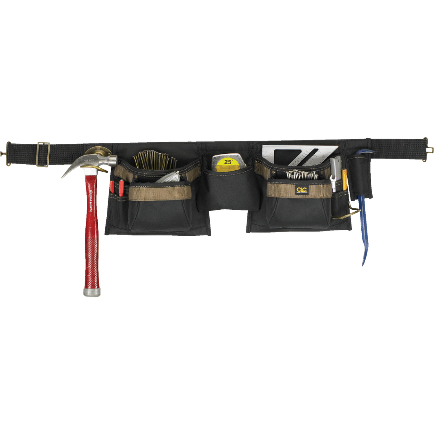 CLC 12-Pocket Polyester & Ballistic Nylon Deluxe Carpenter Apron Image 1