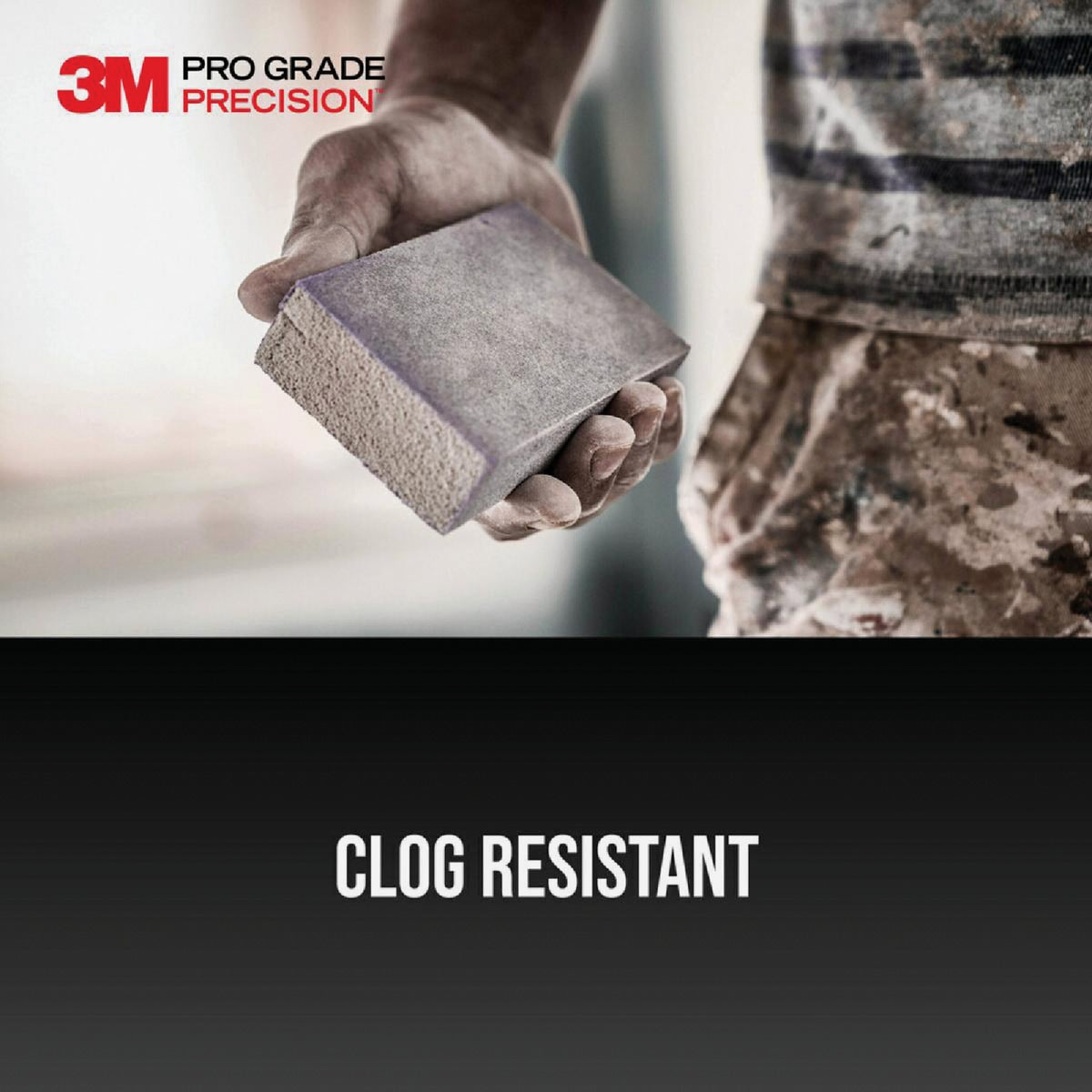 3M Pro Grade Precision 2.5 In. x 4.5 In. x 1 In. 120 Grit Fine Sanding Sponge Image 4