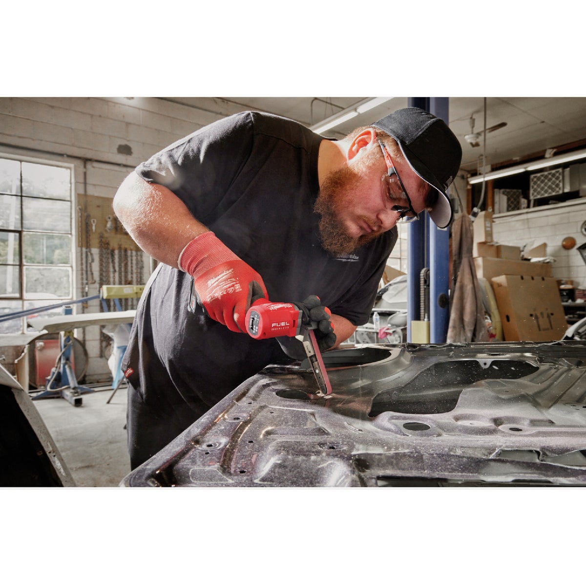 Milwaukee 1/2 In. x 18 In. 40/60/80/120 Grit Bandfile Variety Pack (4-Pack) Image 7