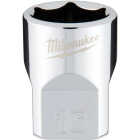 Milwaukee 3/8 In. Drive 16 mm 6-Point Shallow Metric Socket with FOUR FLAT Sides Image 1