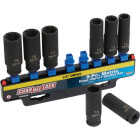 Channellock Metric 3/8 In. Drive 6-Point Deep Impact Driver Set (8-Piece) Image 3