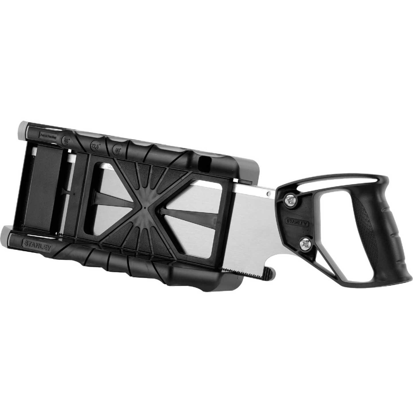 Stanley Plastic Saw Storage Miter Box & 12 In. Saw Image 1