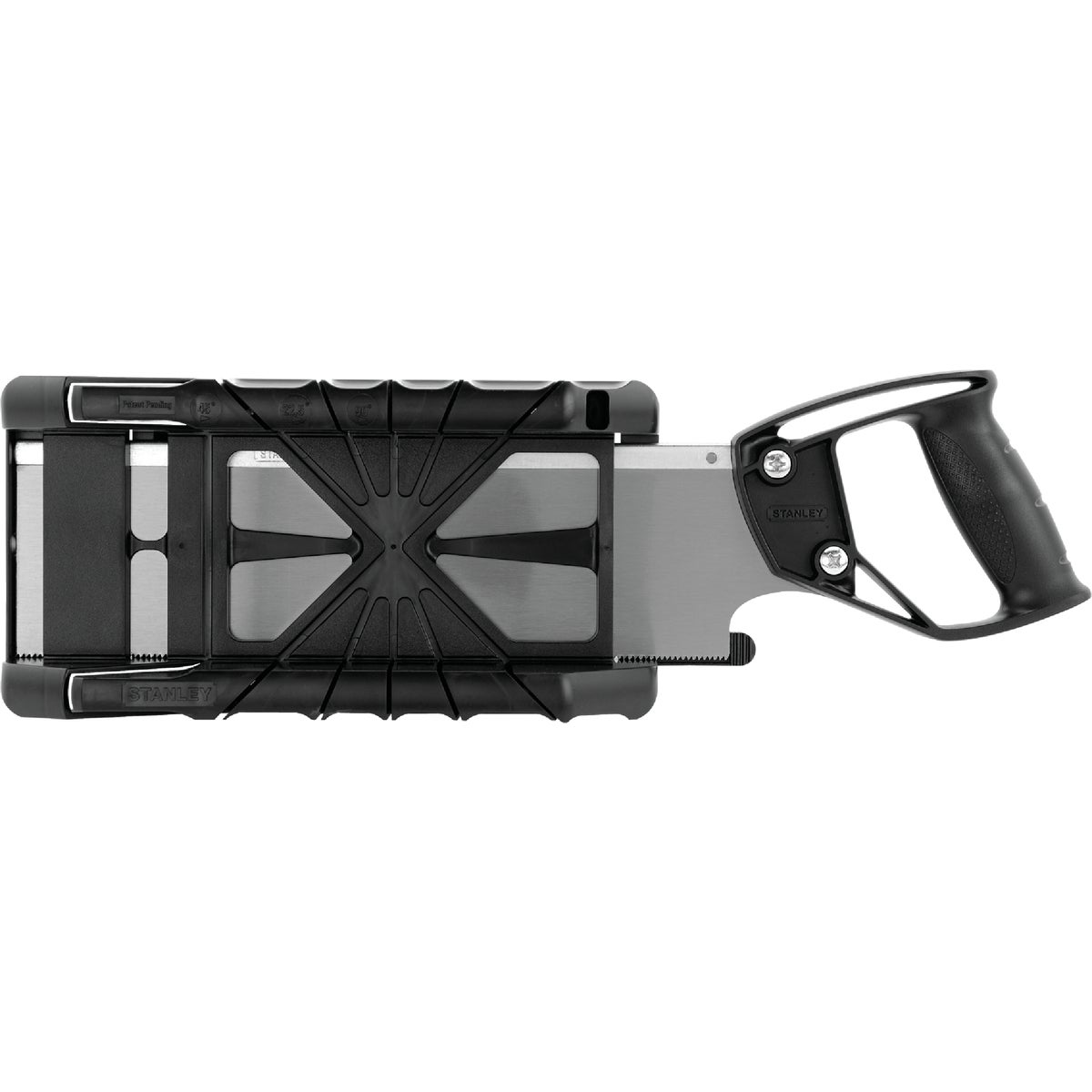 Stanley Plastic Saw Storage Miter Box & 12 In. Saw Image 3