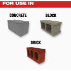 Milwaukee 8-Piece SDS Plus M/2 2-Cutter Drill Bit Kit Image 4