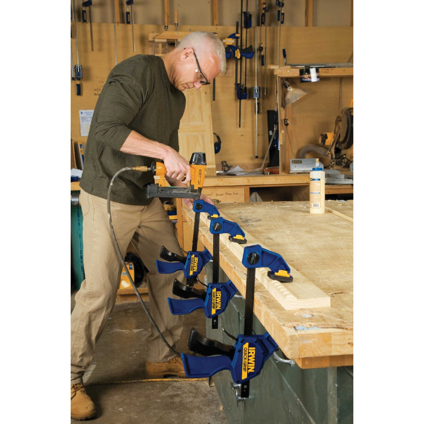 Irwin Quick-Grip 12 In. Medium-Duty One-Hand Bar Clamp Image 8