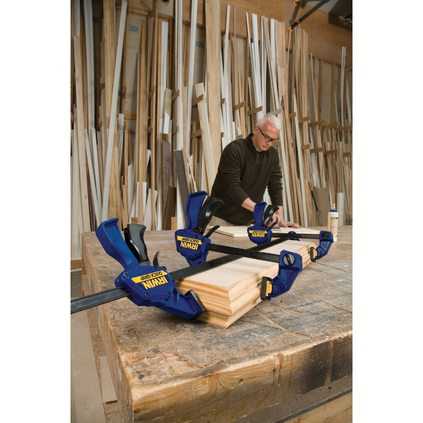 Irwin Quick-Grip 12 In. Medium-Duty One-Hand Bar Clamp Image 13