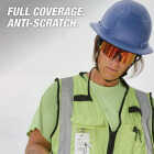 Milwaukee Wrap Around Safety Glasses with Red-Mirrored Anti-Scratch Lenses Image 3