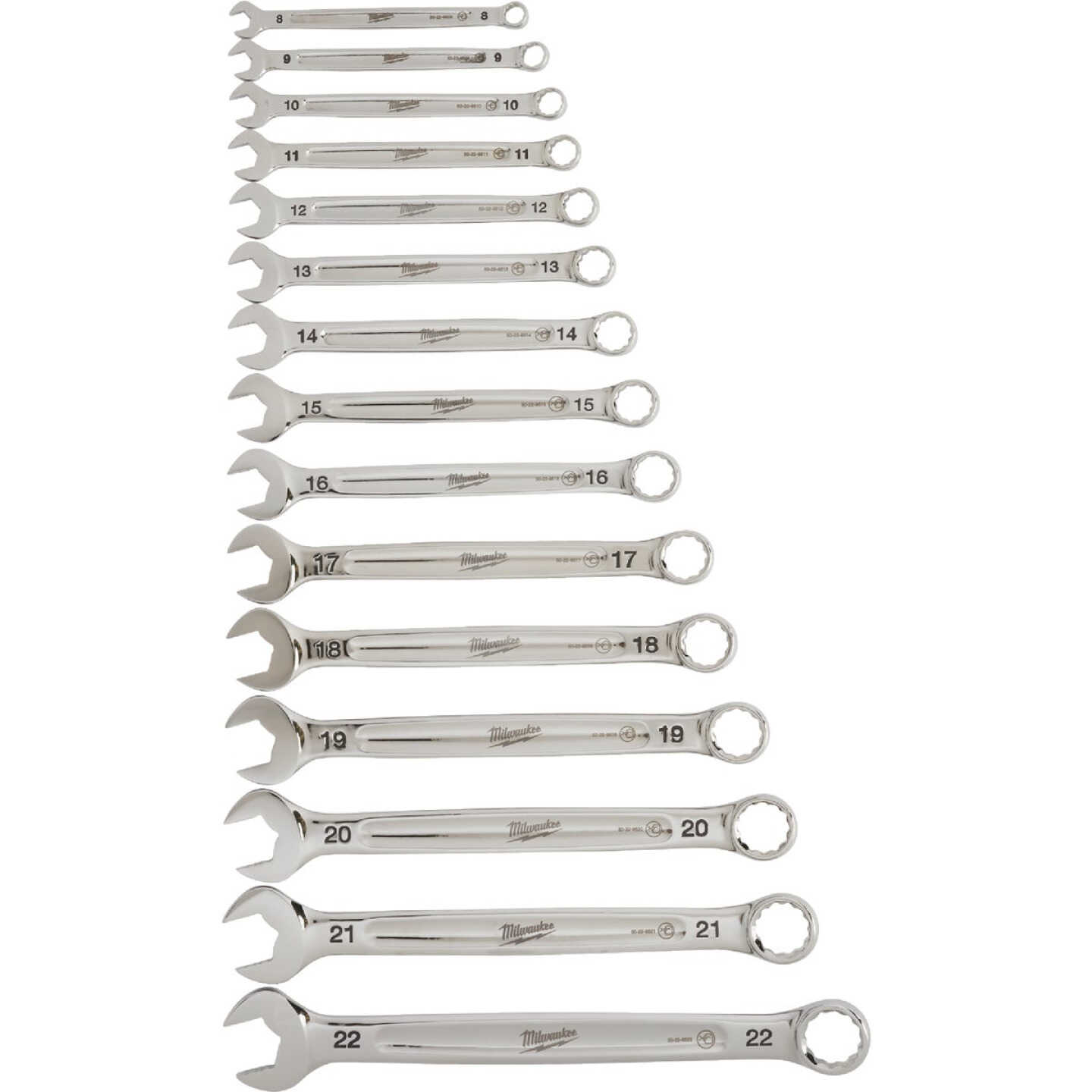 Milwaukee Metric 12-Point Combination Wrench Set (15-Piece) Image 11