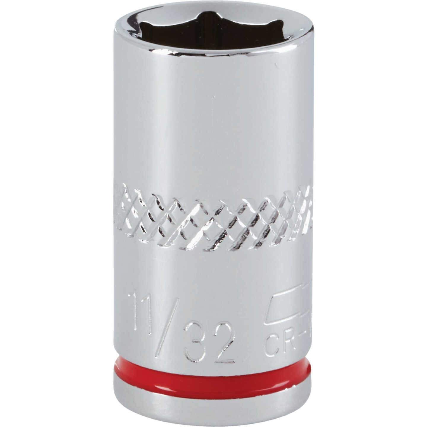 Channellock 1/4 In. Drive 11/32 In. 6-Point Shallow Standard Socket Image 1