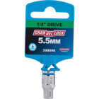 Channellock 1/4 In. Drive 5.5 mm 6-Point Shallow Metric Socket Image 2