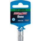 Channellock 1/4 In. Drive 8 mm 6-Point Shallow Metric Socket Image 2