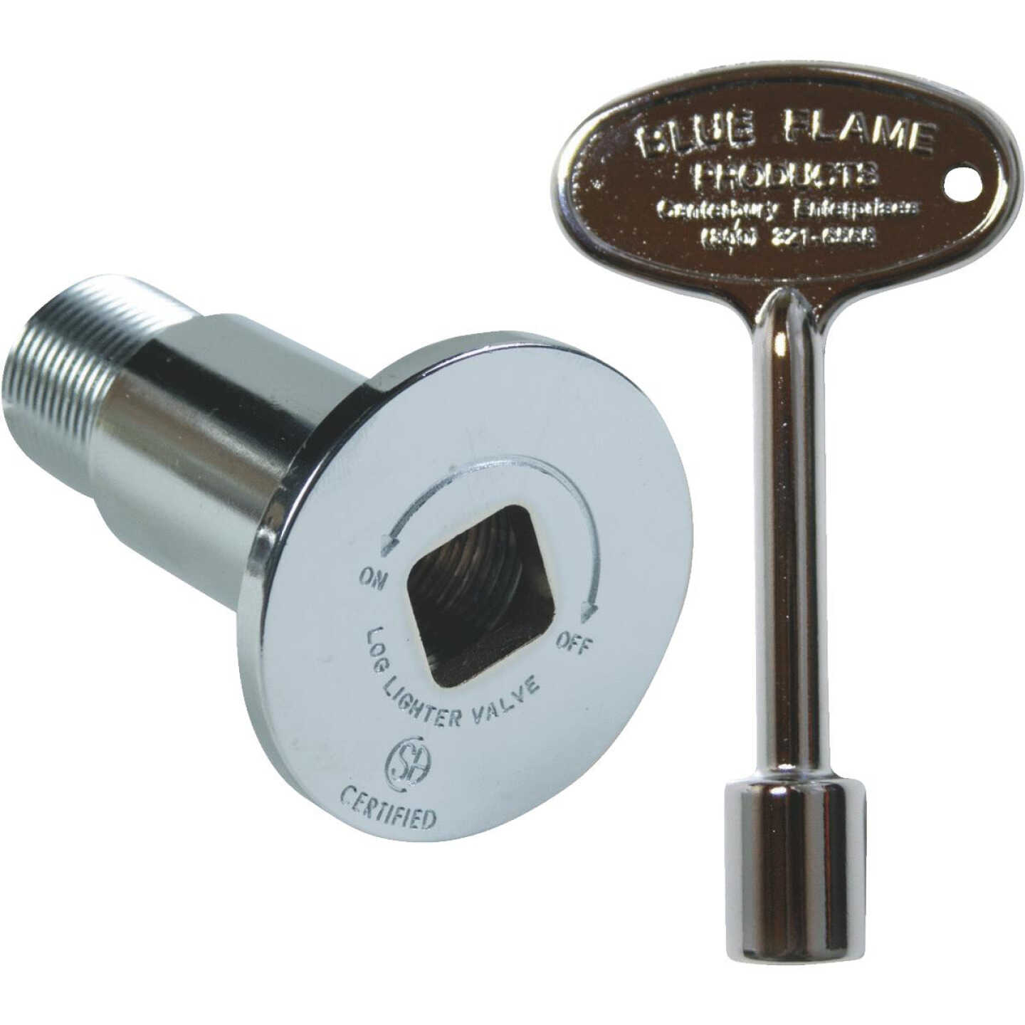 POLISH CHROME FLANGE/KEY Image 1