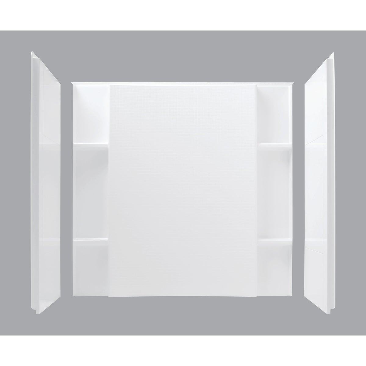 Sterling Accor 60 In. x 74.5 In. x 36 In. Alcove Shower Wall Set in White (3-Piece) Image 1
