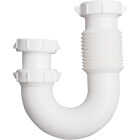 Do it Best 1-1/2 In. or 1-1/4 In. x 1-1/2 In. Flexible White Plastic J-Bend, Extendable to 11 In. Image 3