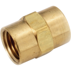 Anderson Metals 1/8 In. Yellow Brass Coupling Image 1