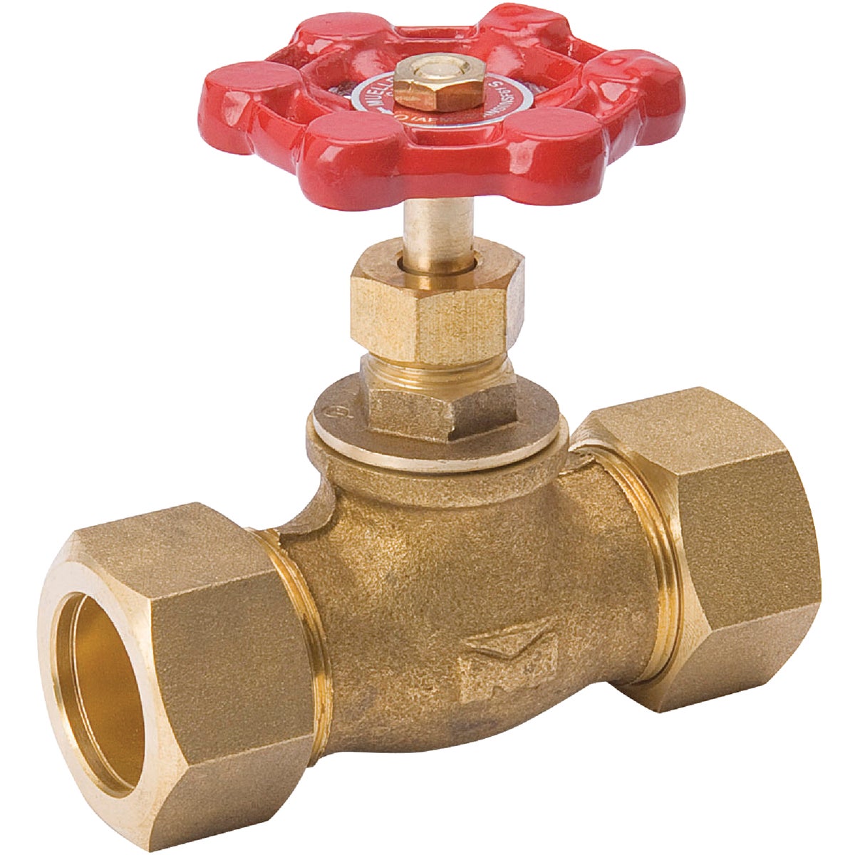 ProLine 3/4 In. COMP x 3/4 In. COMP Brass Multi-Turn Stop Valve