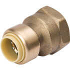 ProLine 1/2 In. PF x 3/4 In. FIP Brass Push Fit Female Adapter Image 1