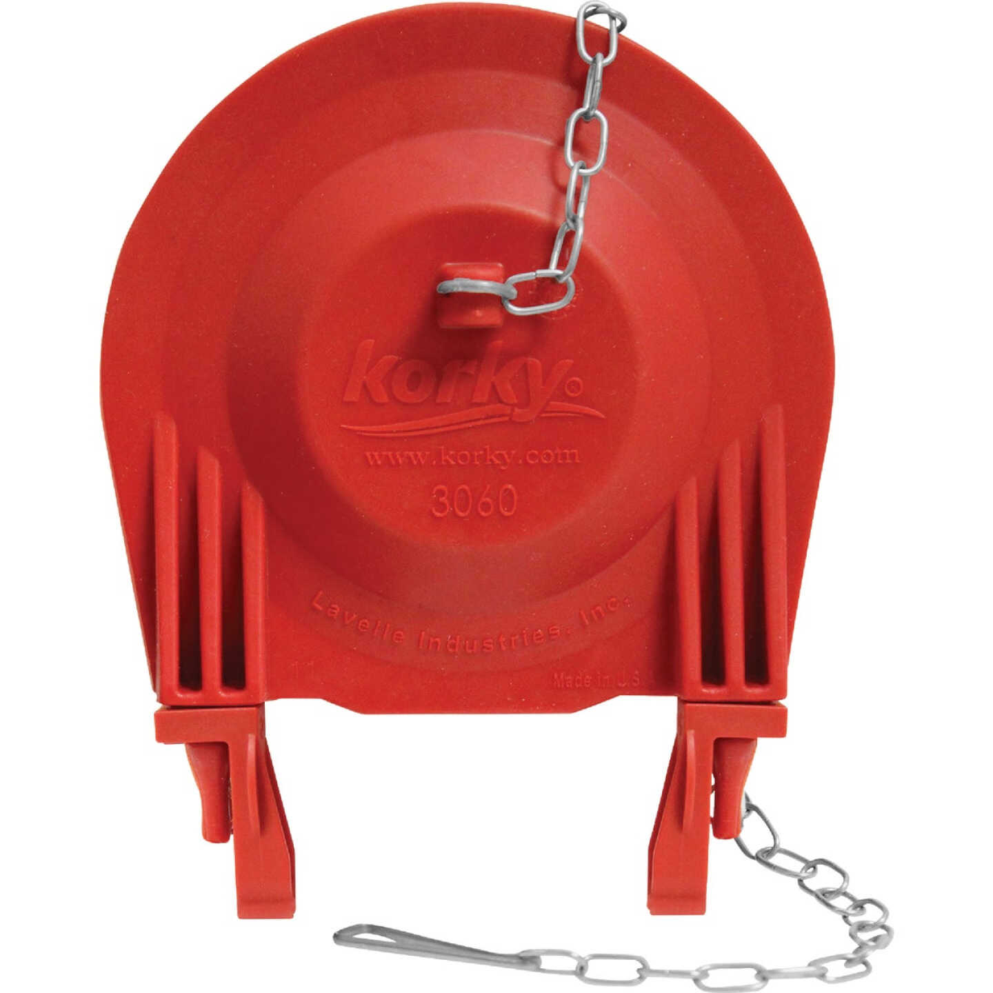 Korky 3 In. Premium Rubber Adjustable Flapper Image 1