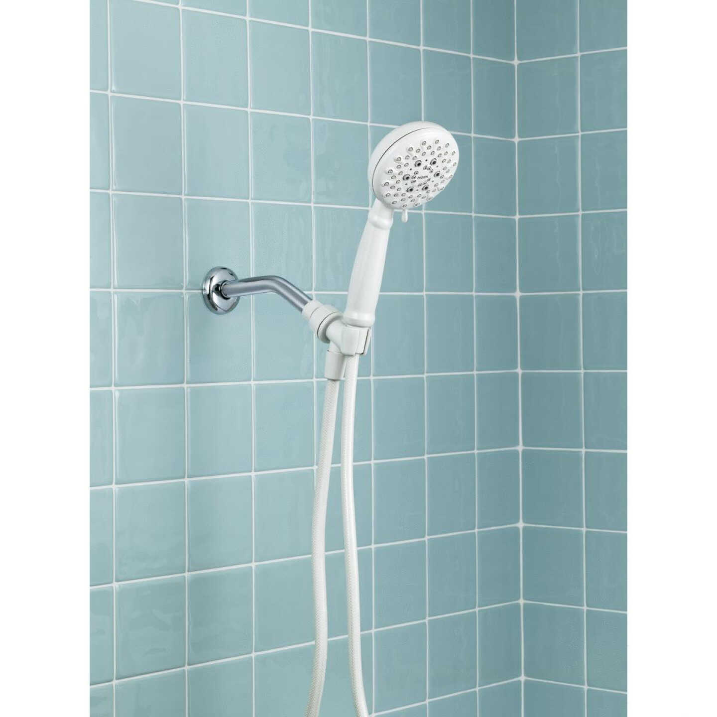 Moen Banbury 5-Spray 2.5 GPM White Hand-Held Shower Image 2
