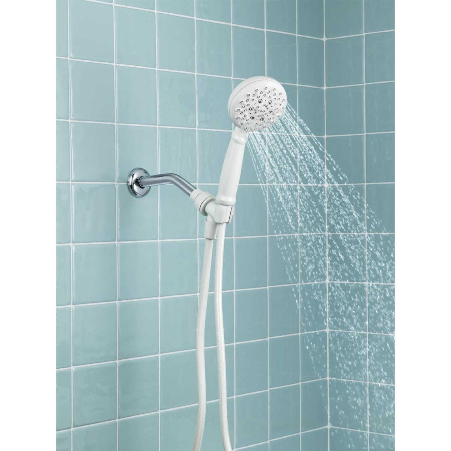Moen Banbury 5-Spray 2.5 GPM White Hand-Held Shower Image 5