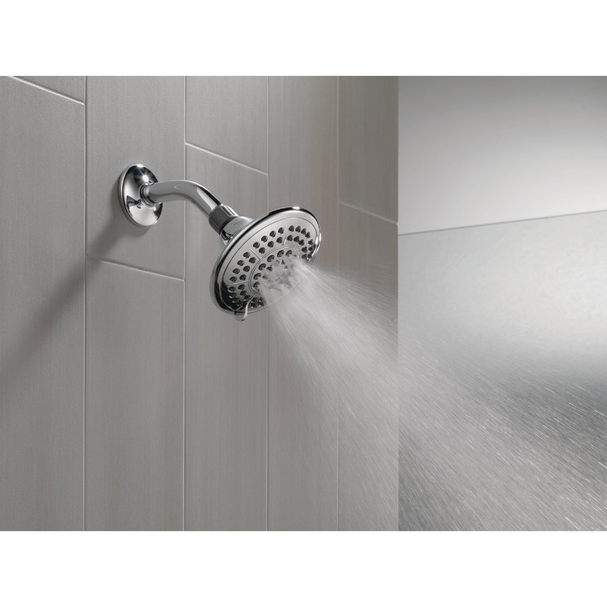 Delta 5-Spray 1.8 GPM Fixed Shower Head, Chrome Image 3