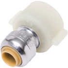 SharkBite 1/4 In. x 1/2 In. Push-to-Connect Brass Faucet Adapter Image 1