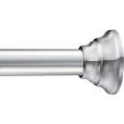 Moen 44 In. To 72 In. Straight Adjustable Tension Shower Rod, Chrome Image 1
